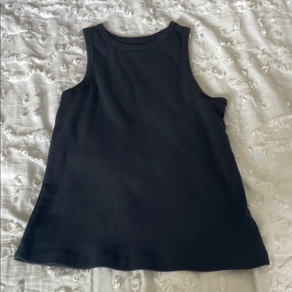 Ada Black Sleeveless Top